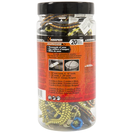 Keeper Bungee Cords, PK20 6320